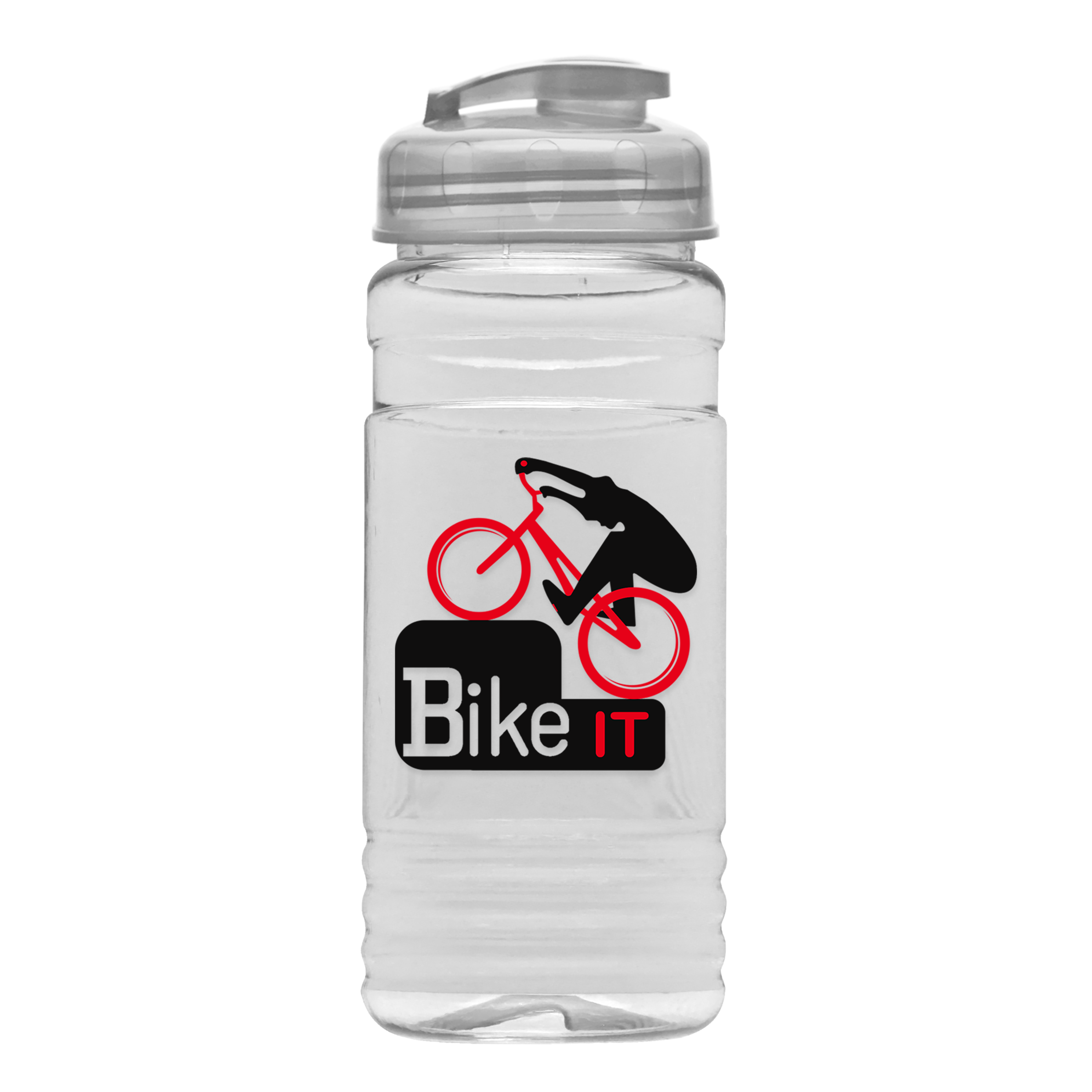 Clear Bottle with Flip-Top Lid - 20 oz.